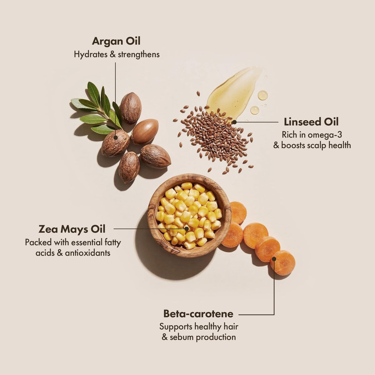 Enjoy applying oil to hair ends to reduce frizz and add shine