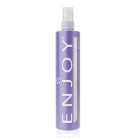 Enjoy conditioning spray front bottle shows label and size, clear benefit of easy styling