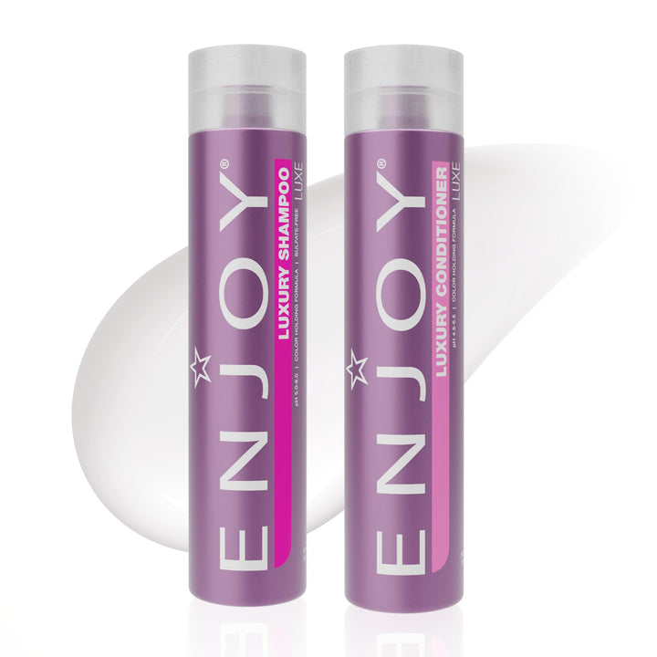 Enjoy front packaging showing bottles and label for clear product identification and benefit