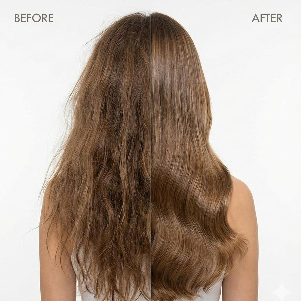 Enjoy leave-in conditioner held in hand to show 10.1 fl oz scale and convenience