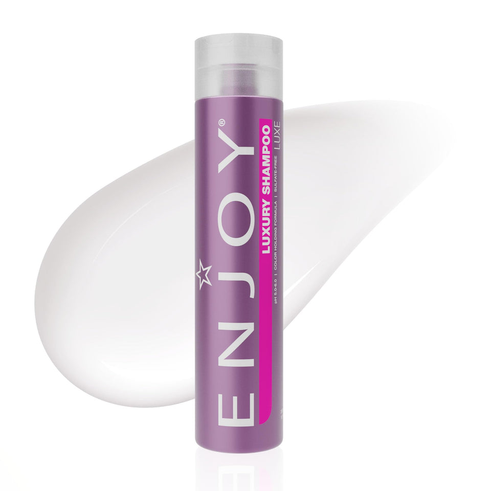 Enjoy bottle front packaging showing product name and clean design benefits