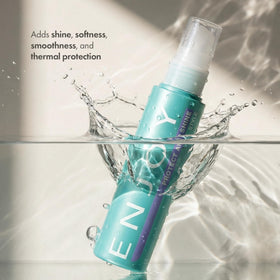 Enjoy serum texture droplet on finger highlighting smooth, non-greasy finish