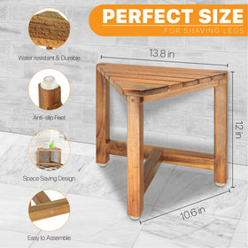 ENKEZI non-slip feet detail showing stability on wet shower floors benefit