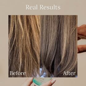 enly beauty texture drops on hand showing lightweight, non-greasy finish