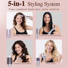Entalva curling barrel detail for creating smooth curls