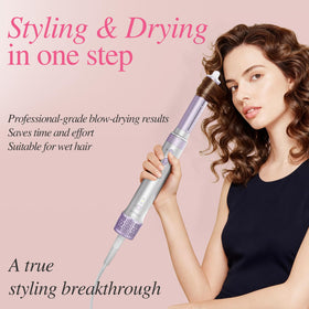Entalva round brush attachment close-up for volumizing