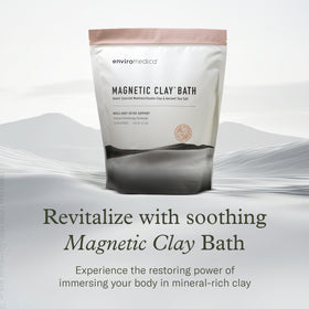 Enviromedica clay texture close-up highlighting fine, smooth consistency