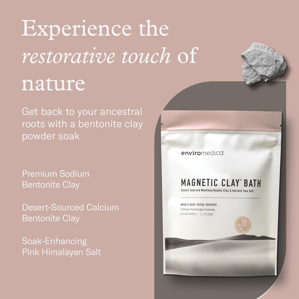 Enviromedica facial mask mixing in bowl demonstrating easy application