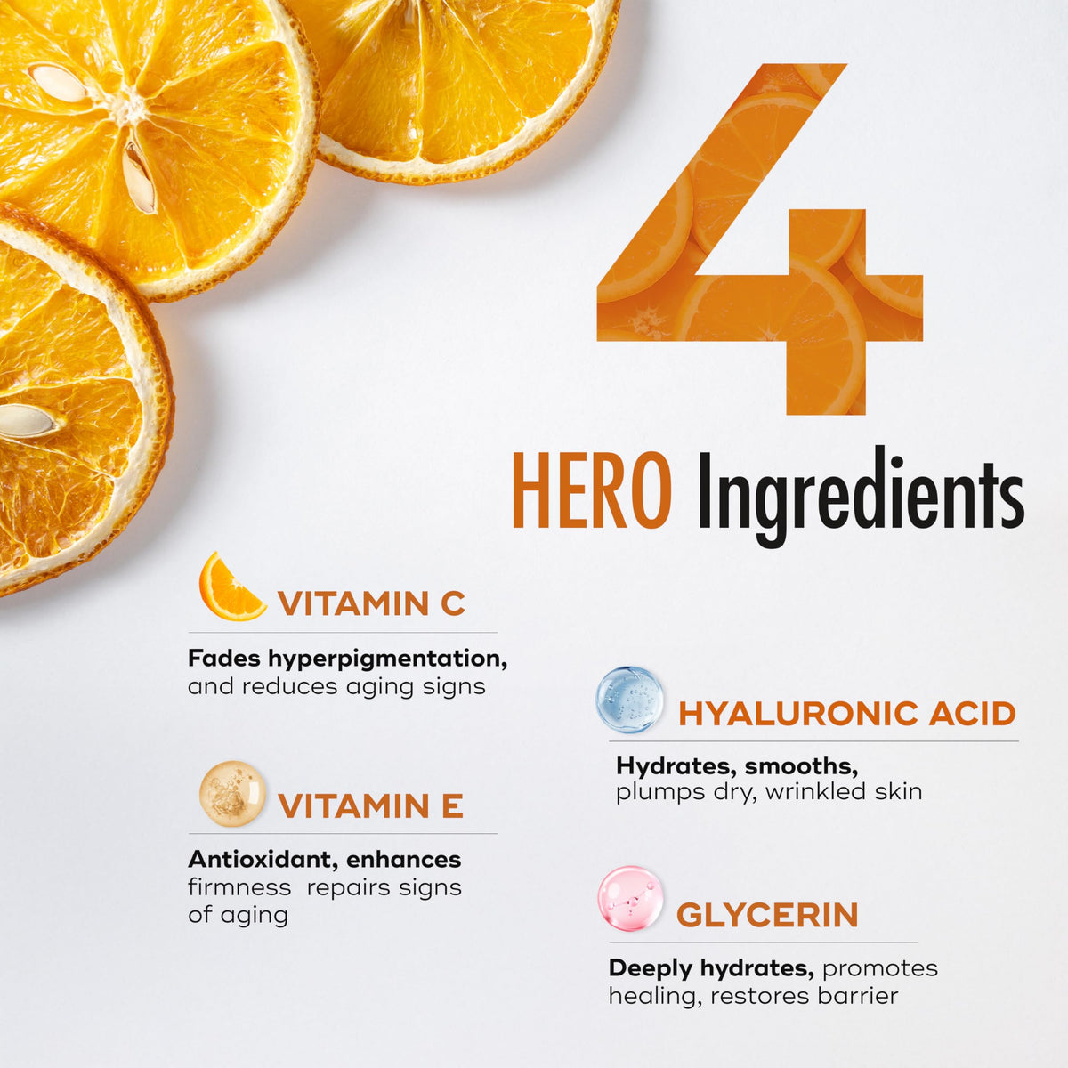 Envy close label with ingredients list, emphasizes transparent formulation