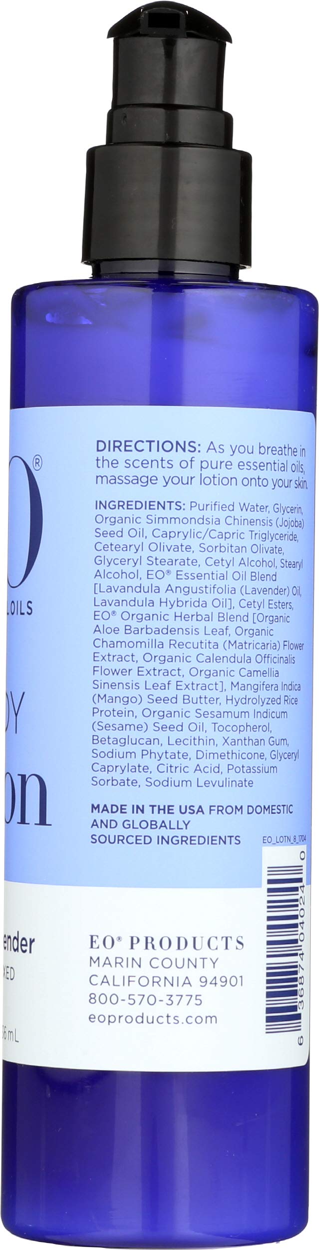 EO bottle staged on bathroom counter suggesting everyday use and convenience benefit