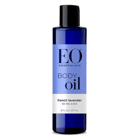 EO French Lavender front bottle showing label and size for easy identification