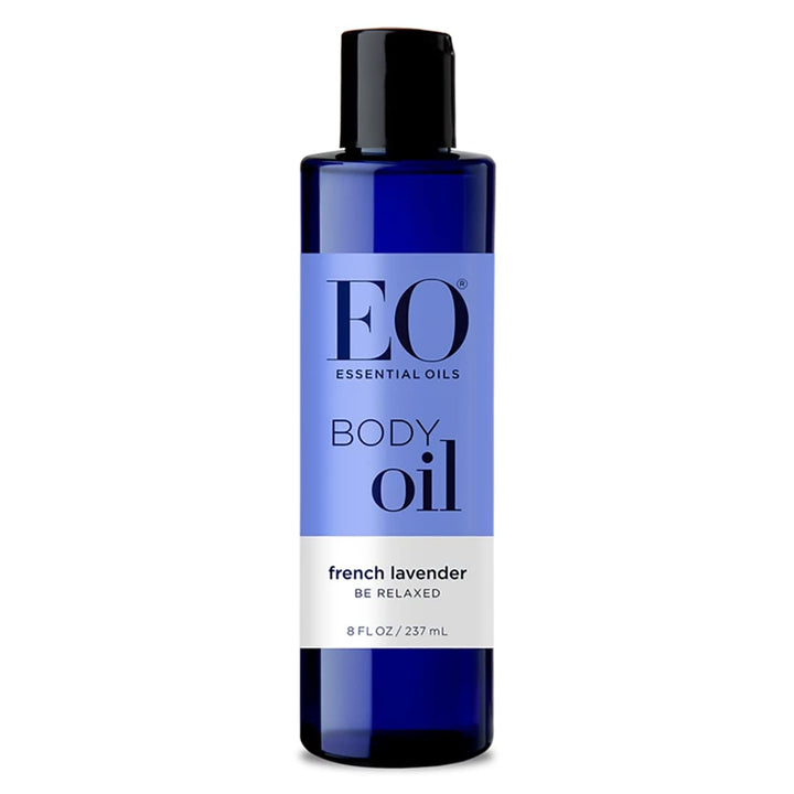EO French Lavender front bottle showing label and size for easy identification