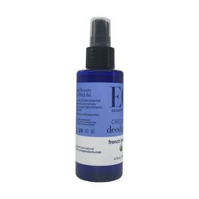 EO lavender deodorant in hand during application for on-the-go freshness