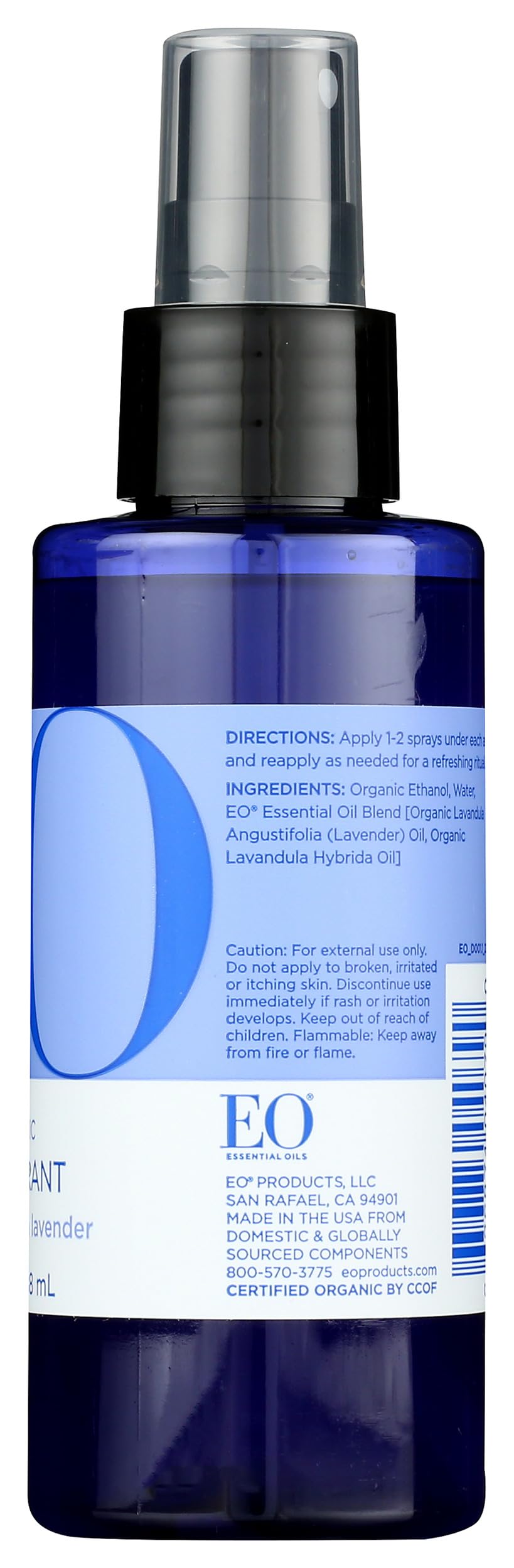 EO lavender deodorant on bathroom shelf suggesting daily freshening routine