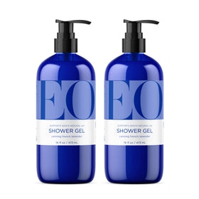 EO front packaging showing two 16 oz bottles and lavender scent benefit