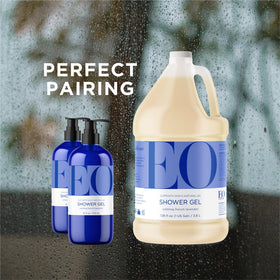 EO bottle next to hand for scale showing generous 16 oz supply benefit