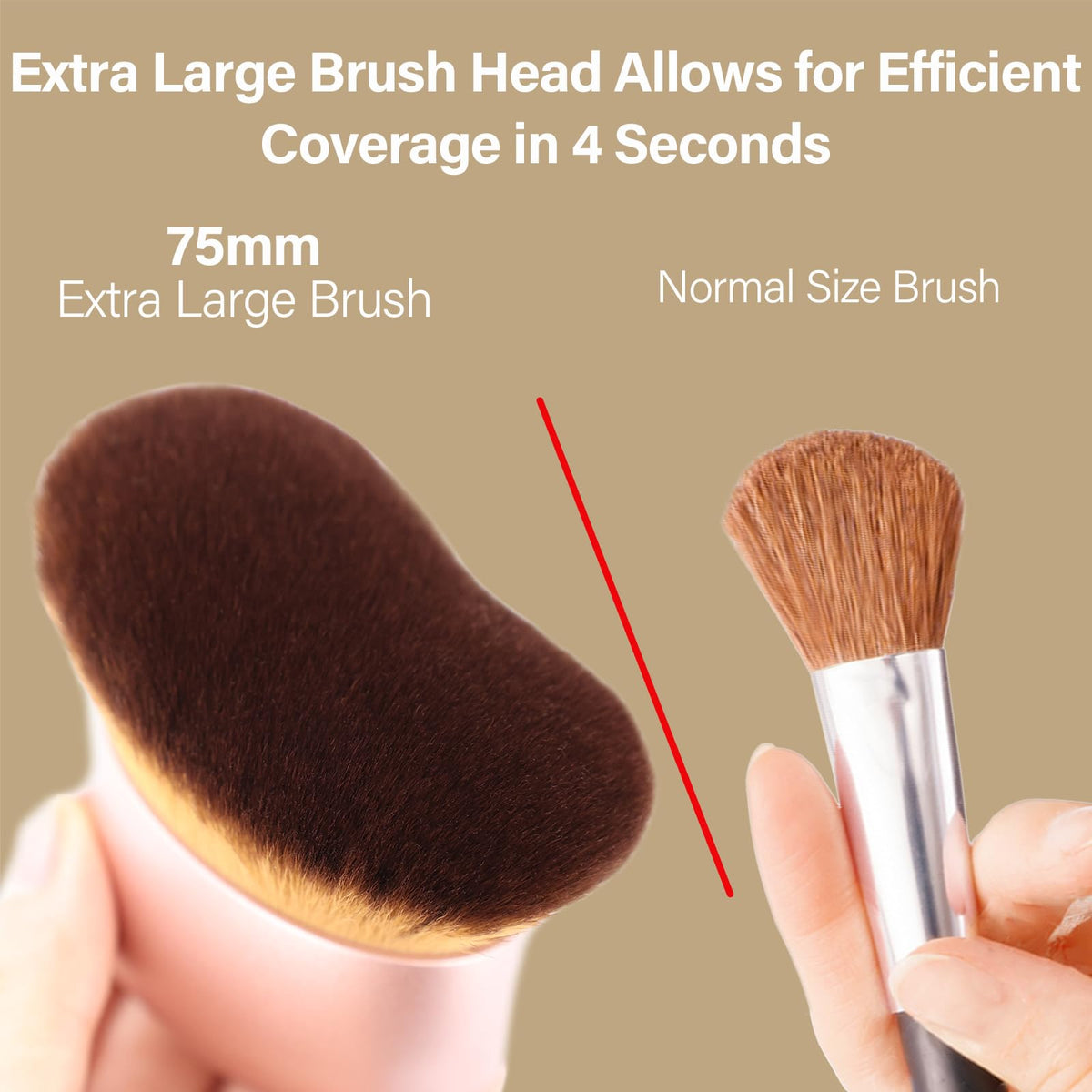 EOICCEOH rose gold handle detail showing ergonomic grip and stylish durable finish
