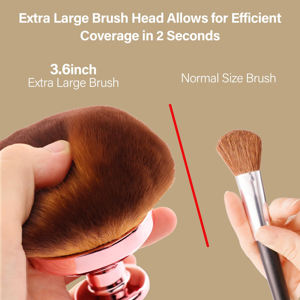 EOICCEOH handle detail in rose-gold highlighting ergonomic grip for comfortable use