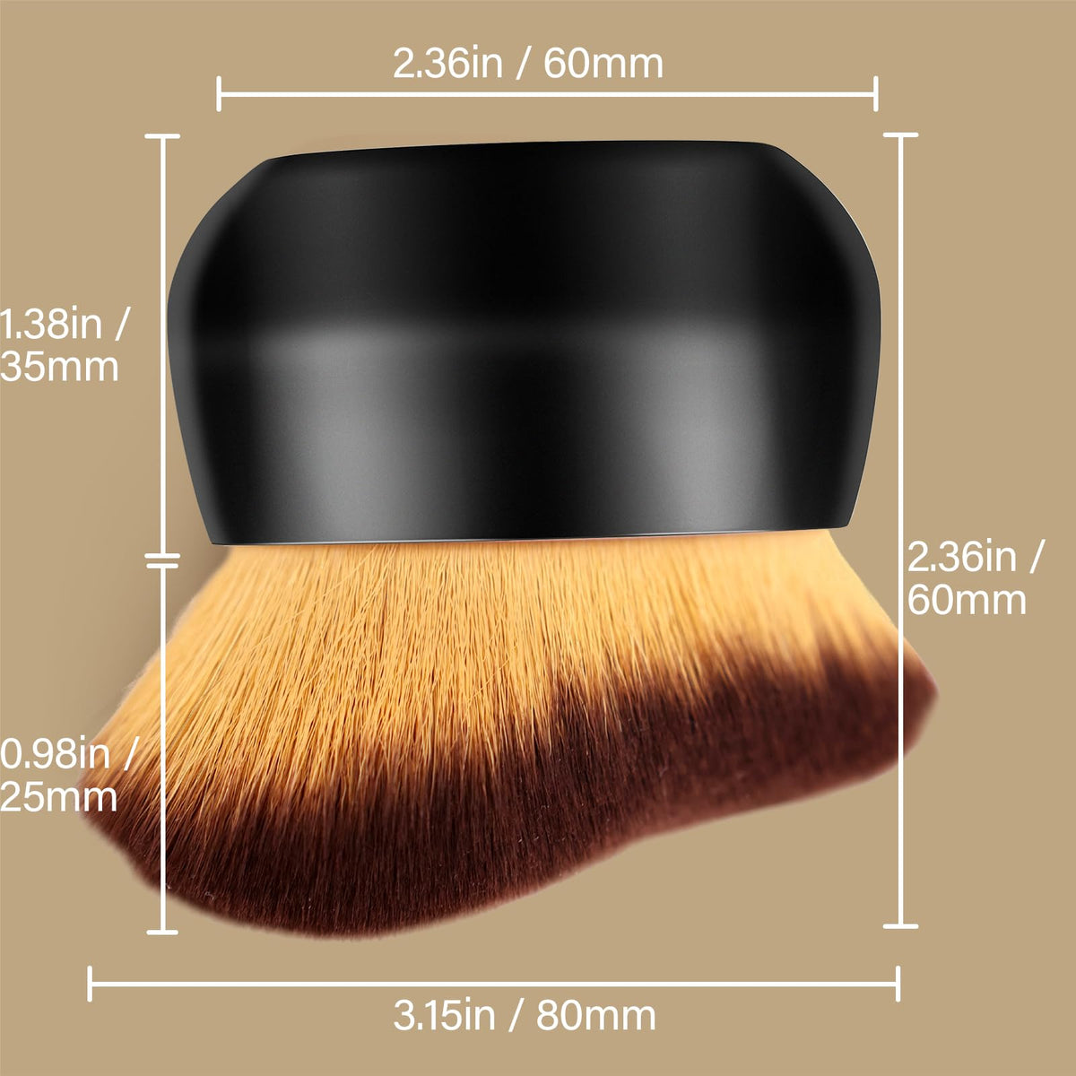 EOICCEOH applying self-tanner to leg for streak-free, natural finish