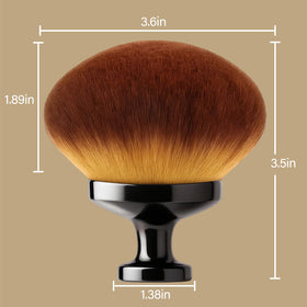 EOICCEOH brush next to hand and leg to show true size and coverage