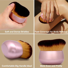 EOICCEOH brush next to a hand to show 75mm head size and coverage advantage