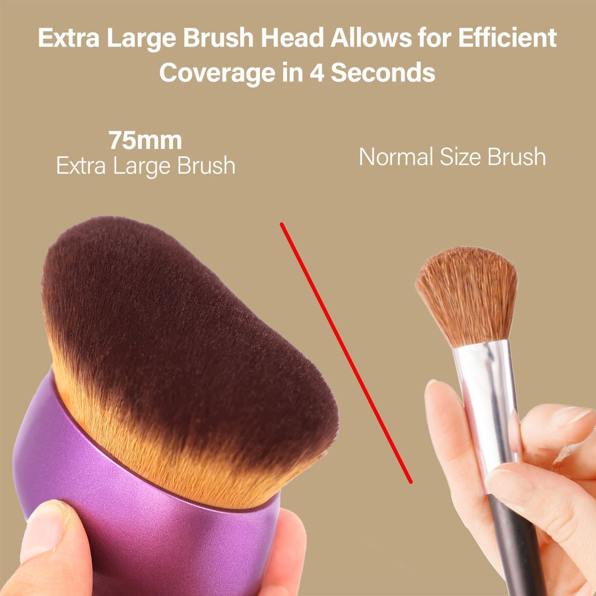 EOICCEOH close-up of 75mm wide brush head for faster application