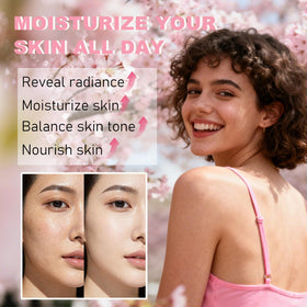 EONFAVE teen applying toner with headband showing simple, age-appropriate routine