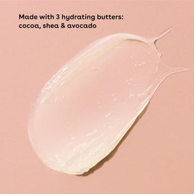 eos Birthday Cake mini applied to lips for soothing moisture