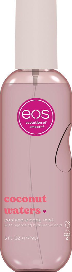 eos front bottle showing label and tropical scent benefits