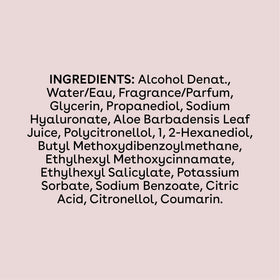 eos bottle in hand demonstrating 6 fl oz travel-friendly size