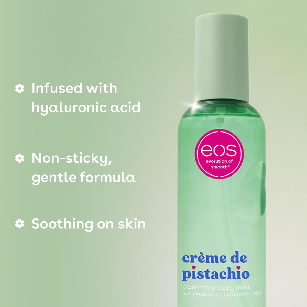 eos mist nozzle closeup demonstrating fine spray for even application