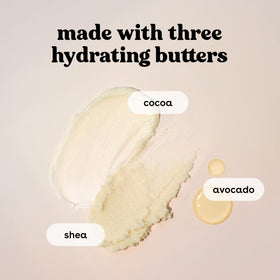 eos Dolce Vita close-up of balm texture showcasing creamy finish and immediate softening