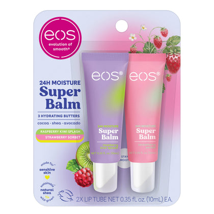 eos front packaging showing both flavor jars and protective lids benefit: clear product choice