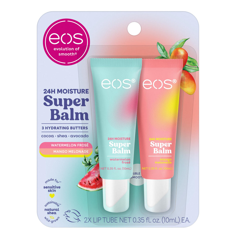 eos front packaging showing both Watermelon Frosé and Mango Melonade, convenient duo