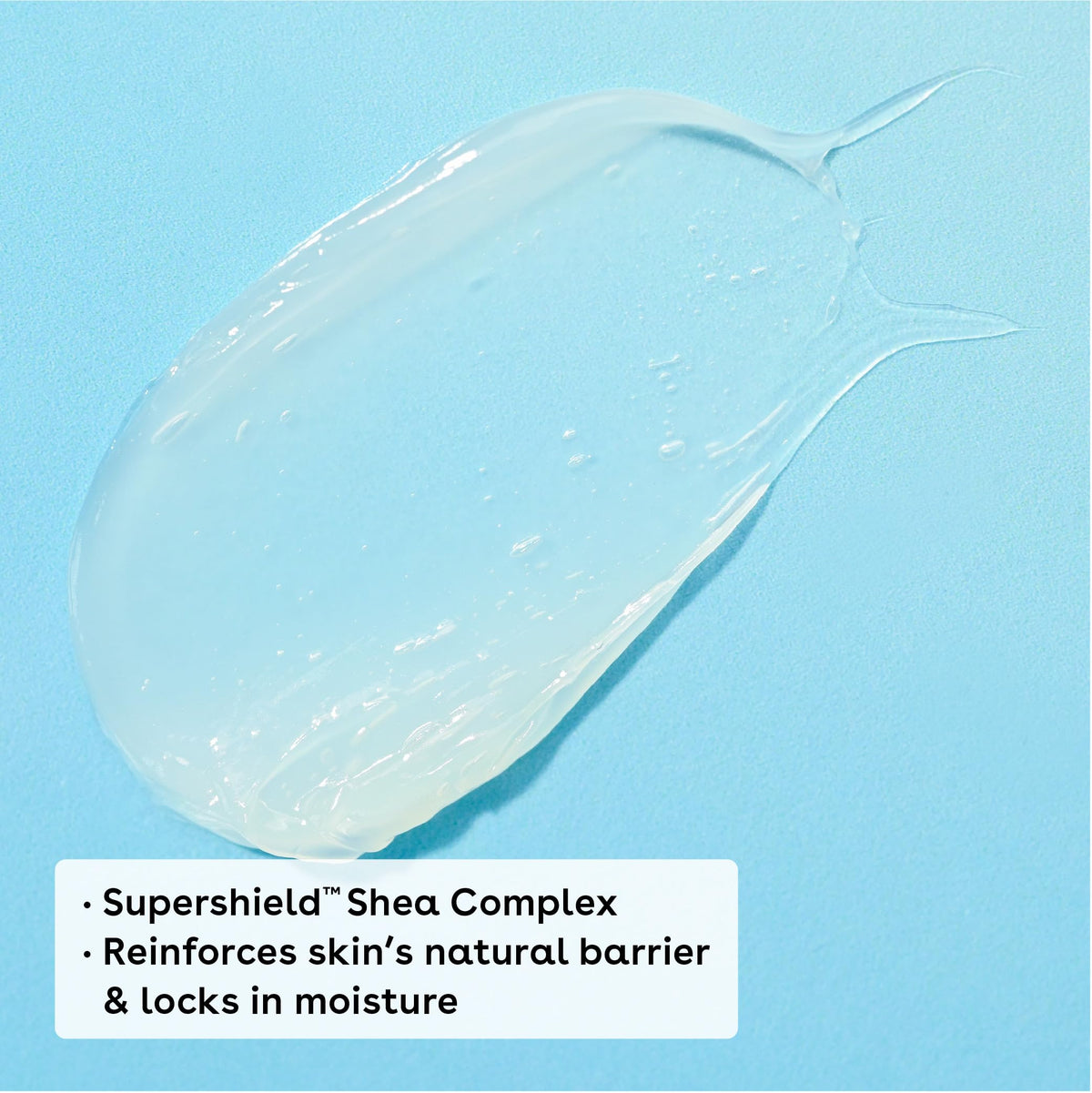 eos shea butter and strawberry visual emphasizing natural ingredients