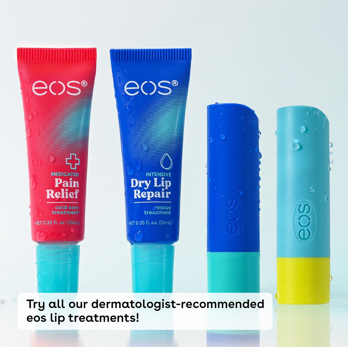 eos next to keys showing 0.35 fl oz size and easy portability