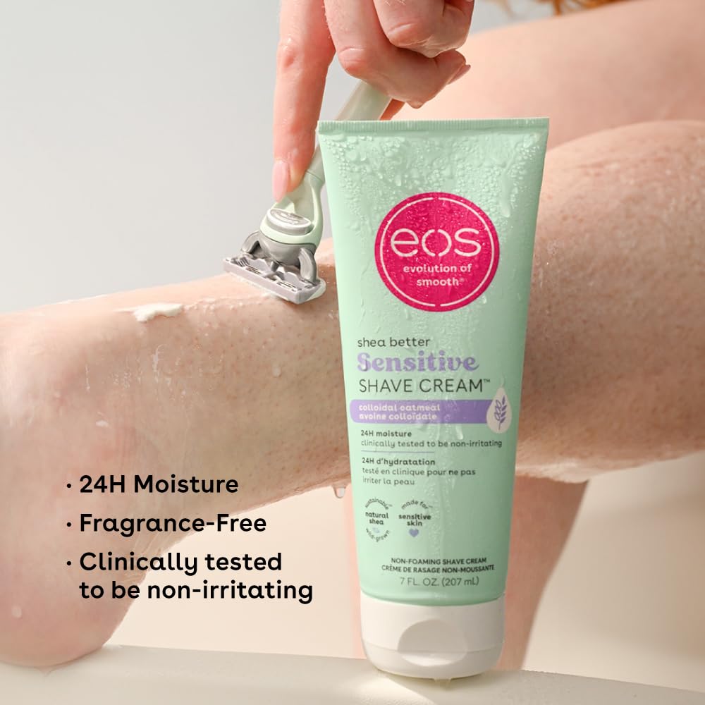 eos applied to bikini line showing gentle shaving and reduced irritation