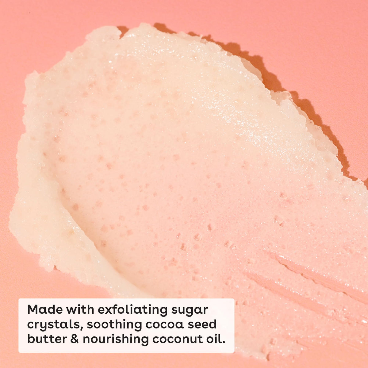 eos Marshmallow Fluff Super Balm top view open to show creamy texture and soothing benefit