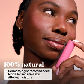 eos Pineapple Passionfruit open tube highlighting smooth finish and lightweight moisture