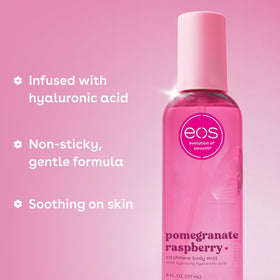 eos spray nozzle close-up demonstrating fine mist for even scent distribution