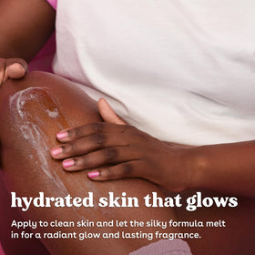 eos shea butter ingredient closeup emphasizing natural nourishment