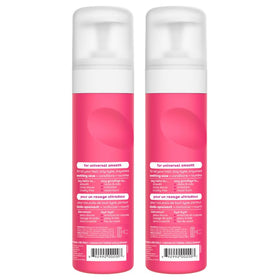 eos 7 fl oz bottle beside razor showing size and shaving routine compatibility