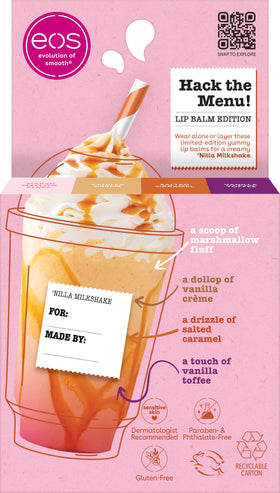 eos sticker sheet with balms in a casual setting inspiring personalization and gifting