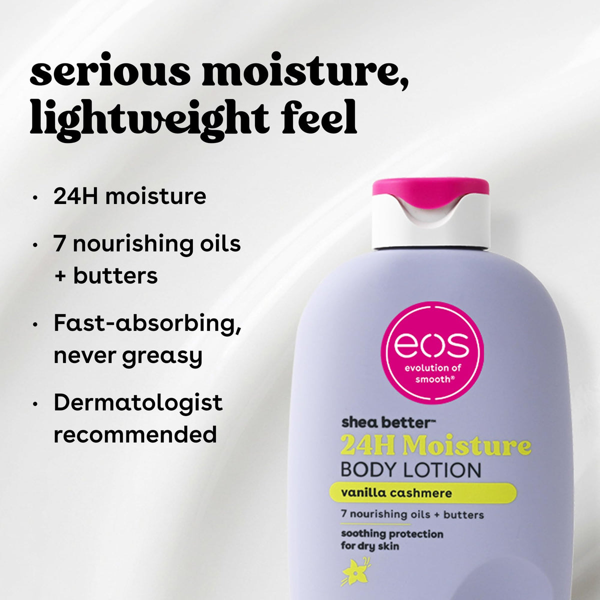 eos pump detail highlighting easy dispensing and mess-free application