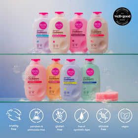 eos bottle beside common items for scale, shows 16 fl oz size