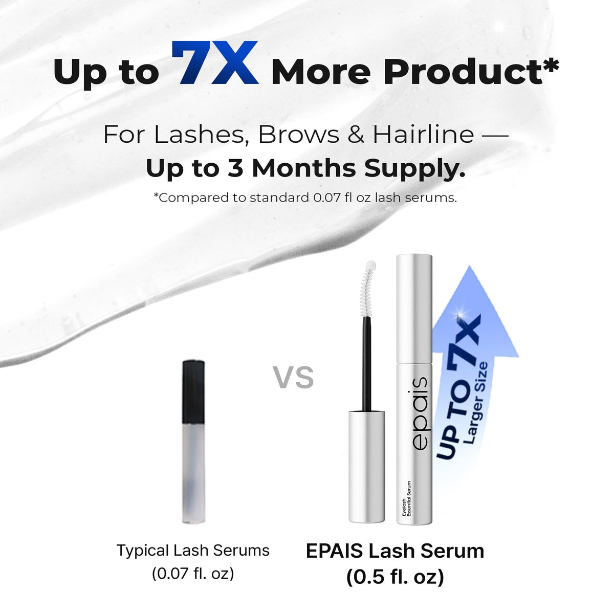 EPAIS curved brush evenly coating lashes for fuller appearance