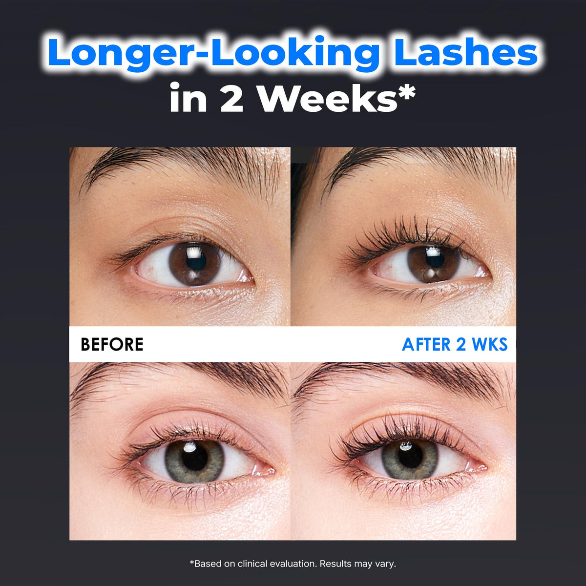 EPAIS ball-tip applicator applying serum at the lash roots