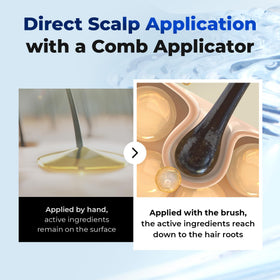 EPAIS serum droplet texture on fingertip showing lightweight, non-greasy finish