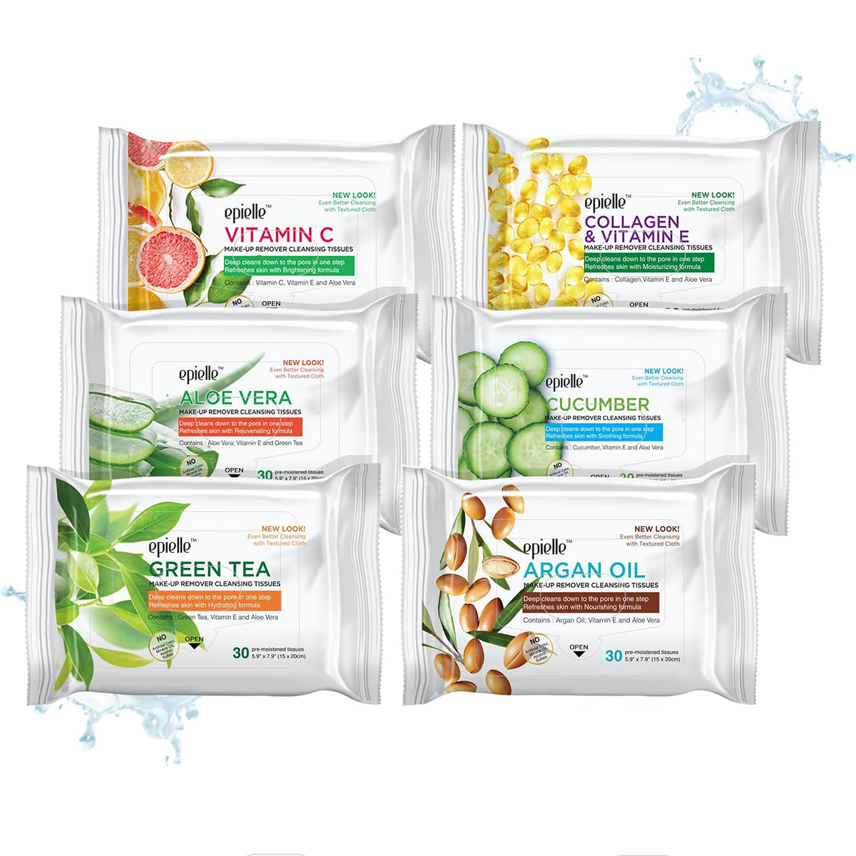 Epielle front packaging showing 6-pack and benefits