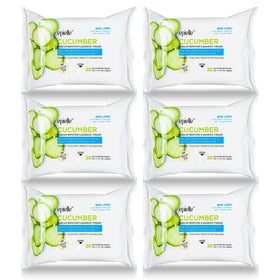 Epielle front packaging of cucumber wipes showing 30-count pack and benefits